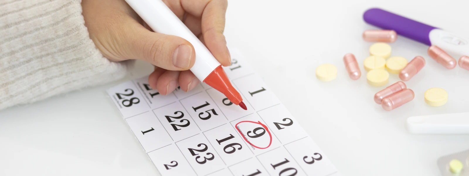 adet döngüsü hormon grafiği